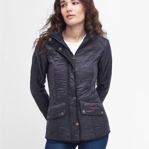 Barbour Women's Navy Quilted Utility Jacket